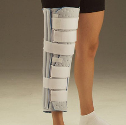 Picture of Knee Immobilizer DeRoyal® One Size Fits Most Hook and Loop Closure 20 Inch Length Left or Right Knee7041-33