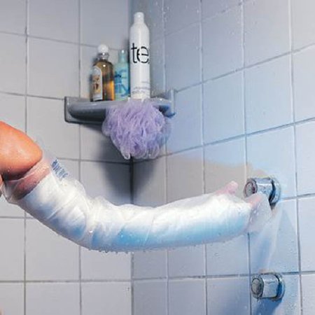 Picture of Leg Cast and Bandage Protector AquaShield® Half Regular Polyurethane 12-1/2 to 16-1/2 Inch Leg Circumference Above Cast727902