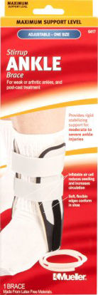 Picture of Ankle Brace Mueller® One Size Fits Most Hook and Loop Strap Closure Left or Right Foot6417