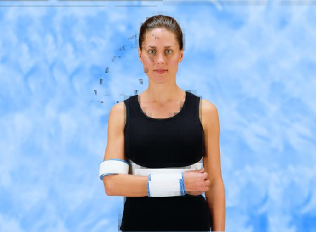 Picture of Shoulder Immobilizer DeRoyal® Medium Elastic Contact Closure9008-02