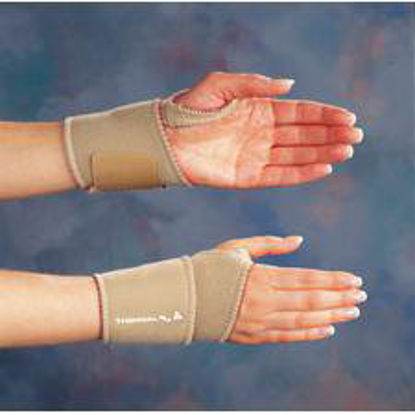 Picture of Wrist Support Thermoskin® Wraparound Trioxon® Advantage / S-Stretch Core Left or Right Hand Beige Small / MediumA61527
