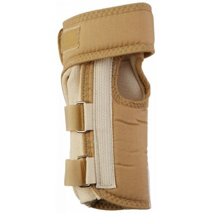 Picture of Wrist Brace Rolyan® D-Ring™ with MCP Support Aluminum / Polyester / Cotton / Foam / Polyester Left Hand Beige SmallA6123