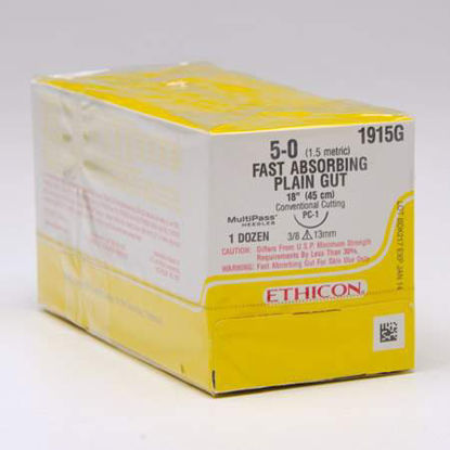 Picture of Suture without Needle Plain Gut Absorbable Size 3 - 0 54 Inch SutureS102H