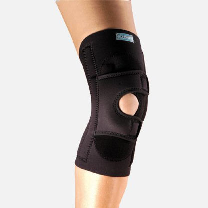Picture of Knee Brace with Condyle Pads Lateral "J" Small Pull-On 13 to 14 Inch Mid-Patella Circumference Right Knee5690-RT-S