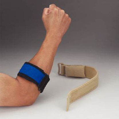 Picture of Elbow Strap Rolyan® Hook and Loop Closure Tennis Left or Right Elbow BeigeA823100