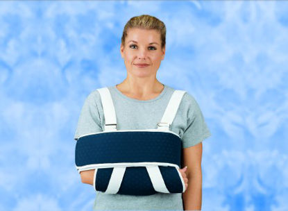 Picture of Shoulder Sling and Swathe DeRoyal® Bariatirc One Size Fits Most / X-Long Swathe Foam Buckle Closure Left or Right Arm4442-10