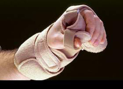 Picture of Wrist / Hand / Thumb Orthosis Alimed® Omni Progressive™ Aluminum / Terry Cloth Right Hand Beige One Size Fits Most513414/NA/NA/RT