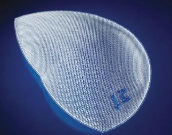 Picture of Laparoscopic Inguinal Hernia Repair Mesh 3DMAX™ Nonabsorbable Polypropylene Monofilament 5 X 7 Inch Large Style White Sterile0115312