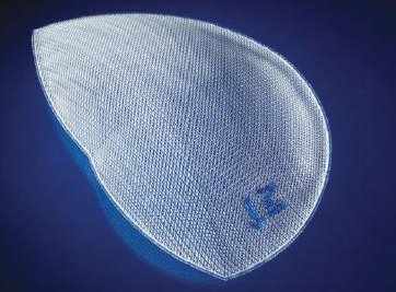 Picture of Laparoscopic Inguinal Hernia Repair Mesh 3DMAX™ Nonabsorbable Polypropylene Monofilament 5 X 7 Inch Large Style White Sterile0115322