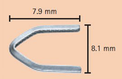 Picture of Kit Style Ligating Clip Challenger® Ti-P Clip-Box Titanium Medium / Large 8.1 mm Silver Clip 12 ClipsPL579T