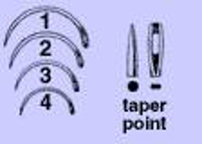 Picture of Suture Needle Anchor™ 1/2 Circle Taper Point Needle Eye Type Size 4 Needle1833-4DC
