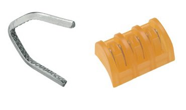 Picture of Adhesive Cartridge Style Ligating Clip SLS™ Classic Titanium Large Orange Clip 6 ClipsO4120-1