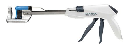 Picture of Curved Cutter Stapler Contour® Pistol Grip Handle Titanium Staples CR40B Blue Staple Loading UnitCS40B