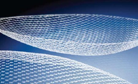 Picture of Laparoscopic Inguinal Hernia Repair Mesh 3DMAX™ Light Nonabsorbable Polypropylene Monofilament 4-1/10 X 6-1/5 Inch Large Style White Sterile0117311