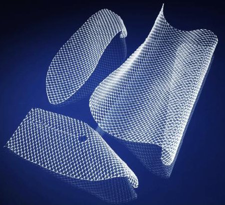 Picture of Inguinal Hernia Repair Mesh Bard® Soft Mesh Nonabsorbable Polypropylene Monofilament 3 X 6 Inch Rectangle Style Sterile0117009