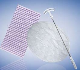 Picture of Ventral Hernia Repair Mesh Sepramesh™ IP Composite Partially Absorbable Polypropylene Monofilament / Hydrogel 3 X 6 Inch Rectangle Style5959360