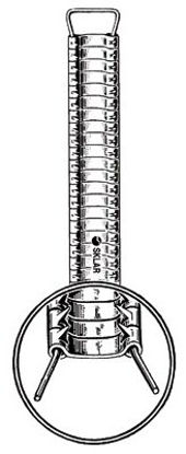 Picture of Michel Style Skin Closure Clip Sklar® Stainless Steel 7.5 mm Silver Clip 1000 Clips24-1007