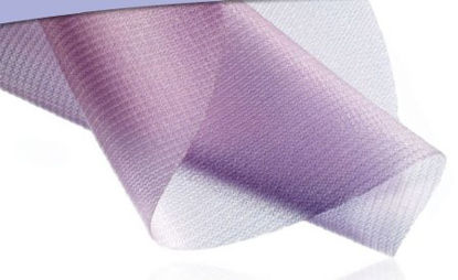 Picture of Laparoscopic Ventral Hernia Repair Mesh Ventralight™ ST Nonabsorbable Polypropylene Monofilament 8 X 10 Inch Elliptical Style Sterile5954810