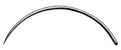 Picture of Suture Needle Sklar® Premium OR grade Curved Reverse Cutting Needle Size 20 Needle93-1762-20