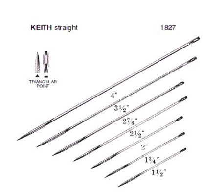 Picture of Suture Needle Anchor™ Straight Triangular Point Needle Keith Abdominal Type Size 1-3/4 Needle1827-1.75R