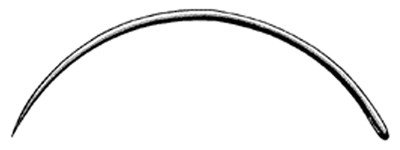 Picture of Suture Needle Sklar® Premium OR grade Curved Reverse Cutting Needle Size 18 Needle93-1762-18