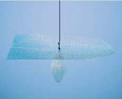 Picture of Hernia Repair Mesh Prolene™ 3D Patch Nonabsorbable Polypropylene Monofilament 1-97/100 X 2-63/100 X 4-3/4 Inch Preshaped Overlay Style Undyed SterileP3DPL