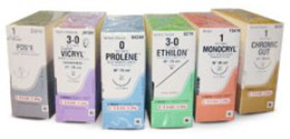 Picture of Ligating Reel with Suture LigaPak™ Plain Gut Absorbable Uncoated Size 2 - 0 54 Inch SutureL103G