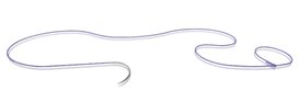 Picture of Antibacterial Suture with Needle STRATAFIX™ Symmetric PDS® Plus Absorbable Uncoated Violet Suture Monofilament Polydioxanone with Irgacare MP Antibacterial Suture Size 0 45 cm Suture 1-Needle 40 mm Length 1/2 Circle Taper Point NeedleSXPP1A406