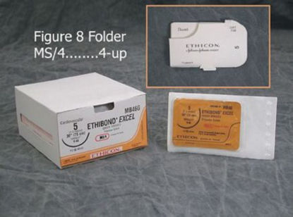 Picture of Suture without Needle Ethibond Excel™ Braided Polyester Nonabsorbable Size 5 30 Inch SutureD8665