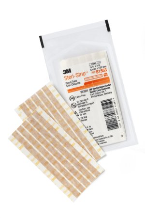 Picture of Skin Closure Strip Steri-Strip™ 1/4 X 4 Inch Nonwoven Material Flexible Strip TanB1553