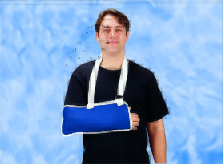 Picture of Arm Sling DeRoyal® Hook and Loop Closure Small8002-02