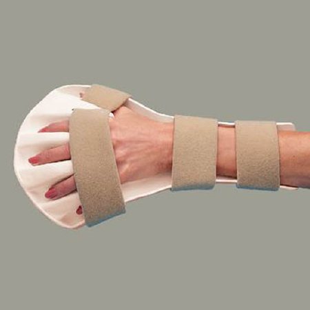 Picture of Anti-Spasticity Ball Splint Rolyan® Preformed Thermoplastic Left Hand Beige / Cream Small79740102
