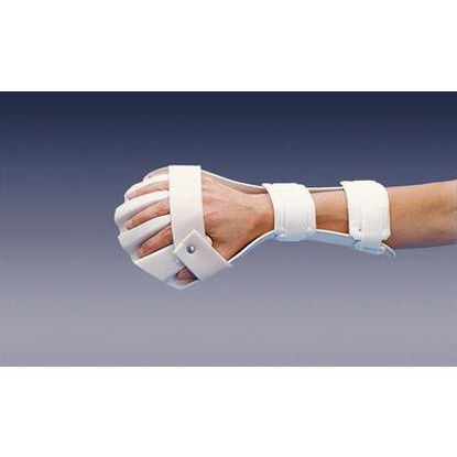 Picture of Anti-Spasticity Ball Splint Rolyan® Standard Version Preformed / Volar Side Thermoplastic Right Hand White LargeA419RL