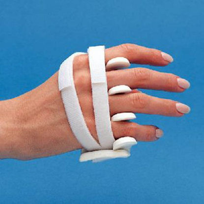 Picture of Ulnar Deviation Splint LMB Soft Core Wire-Foam™ Foam / Wire Right Hand White Size C77990201