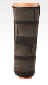 Picture of Knee Immobilizer Single Panel Compression One Size Fits Most Hook and Loop Strap Closure Up to 25 Inch Thigh Circumference 20 Inch Length Left or Right KneeVP40102-050