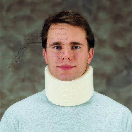 Picture of Cervical Collar Serpentine Low Contoured / Firm Density Adult Small One-Piece 3-1/2 Inch Height 17 Inch Length1006-02