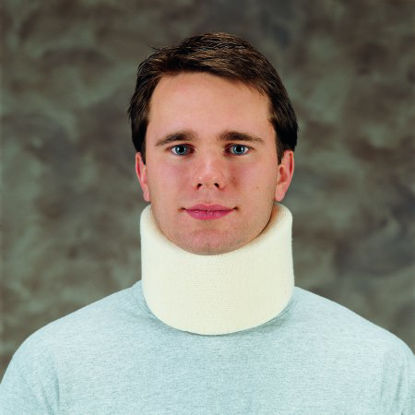 Picture of Cervical Collar Serpentine Low Contoured / Firm Density Adult Small One-Piece 3-1/2 Inch Height 17 Inch Length1006-02