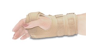 Picture of Arthritis Wrist / Hand Support Freedom® Flannel / Foam Left Hand Beige Large5937