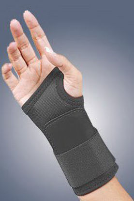 Picture of Wrist Brace Safe-T-Wrist® HD Elastic / Vinyl Right Hand Black X-Large71-1111LBLK