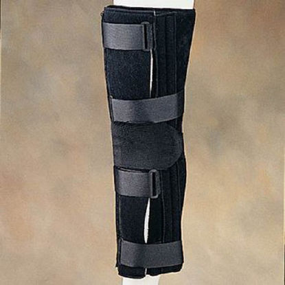 Picture of Knee Immobilizer Rolyan® One Size Fits Most Loop Lock Closure 16 Inch Length Left or Right Knee777400