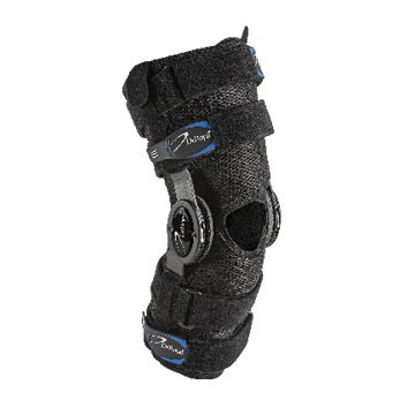 Picture of Knee Brace Warrior® II Short Medium D-Ring / Hook and Loop Strap Closure 18-1/2 to 21 Inch Thigh Circumference 13-1/2 Inch Length Left or Right Knee14023006