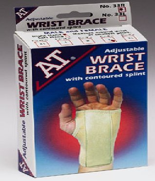 Picture of Wrist Brace AT® Glove Style Metal / Neoprene Left Hand Black LargeM-33L-LRG