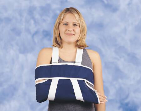Picture of Shoulder Immobilizer DeRoyal® One Size Fits Most Foam Left or Right Arm9020-02