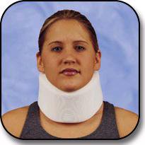 Picture of Cervical Collar DeRoyal® Lo-Contour Contoured / Firm Density Adult Medium One-Piece 3 Inch Height 17 Inch Length20203