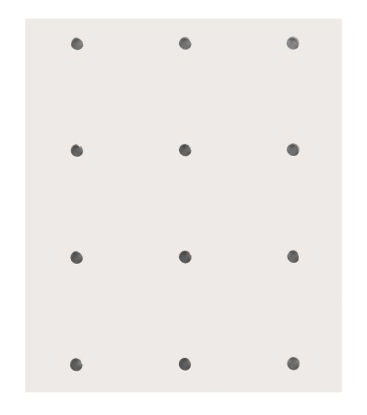 Picture of Splinting Material Manosplint® Carolina 1% Perforated 1/8 X 12 X 18 Inch Thermoplastic White24-5121-1