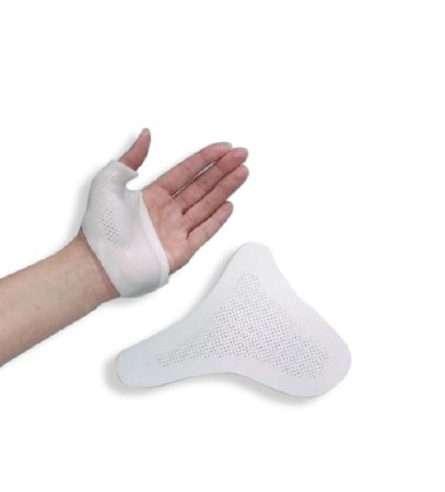 Picture of Thumb Splint Roylan® Medium D-Ring / Hook and Loop Strap Closure Left Hand White81047463