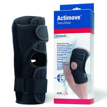 Picture of Knee Brace Actimove® GenuStep Large D-Ring / Hook and Loop Strap Closure 18 to 19-1/2 Inch Thigh Circumference Left or Right Knee7349275