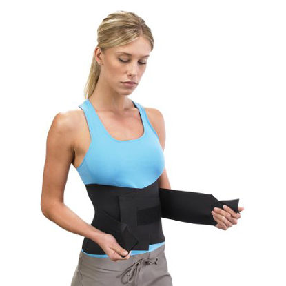 Picture of Back Support Basic Lumbar X-Large Hook and Loop Closure 42 to 50 Inch Waist Circumference Adult10155