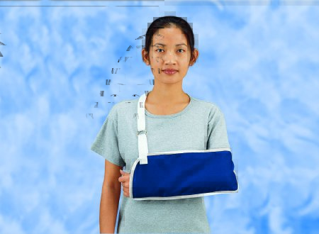 Picture of Arm Sling DeRoyal® Hook and Loop Closure Large8010-04