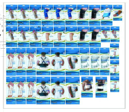 Picture of Orthopedic Planogram Sport-Aid™ 3 Foot Wall X 54 Inch HeightMMS34 UN